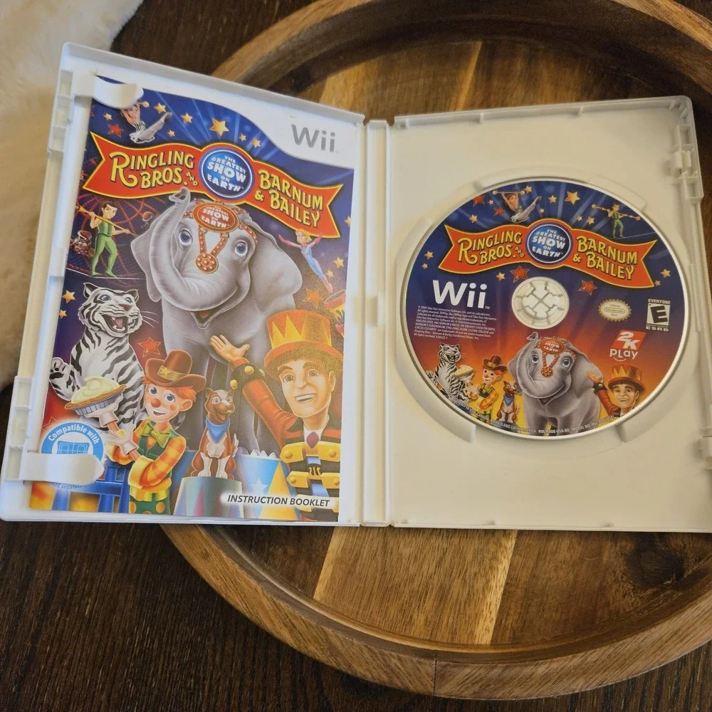 Ringling Bros Barnum & Bailey Circus Nintendo Wii 2009 CIB Complete - Tested